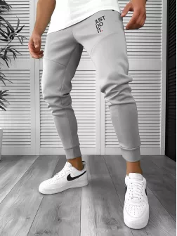 Pantaloni de trening gri 12616 S1-1